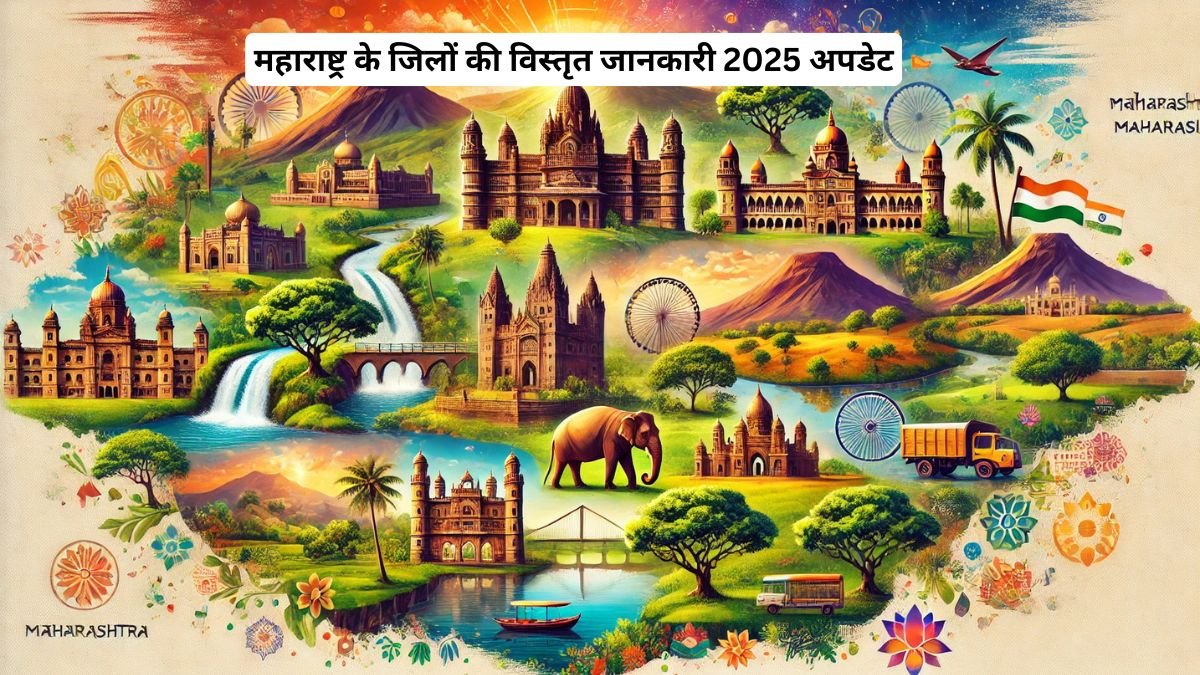 महाराष्ट्र के जिलों की विस्तृत जानकारी 2025 अपडेटमहाराष्ट्र के जिलों की विस्तृत जानकारी 2025 अपडेट